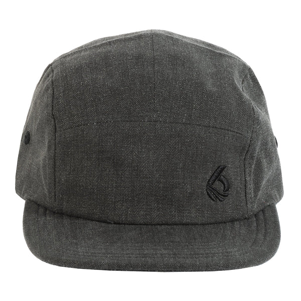 Herring Five Panel Hat - Coal - Front