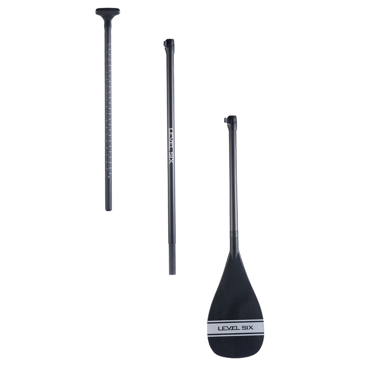 3-Piece Carbon Paddle With Fiberglass Teardrop Blade